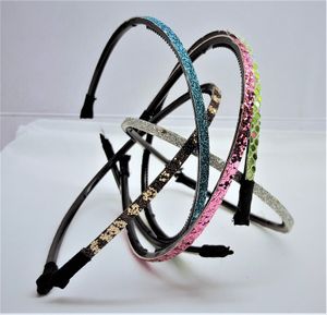 Smalt diadem 5-pack, bredd 5-7 mm, glittrigt