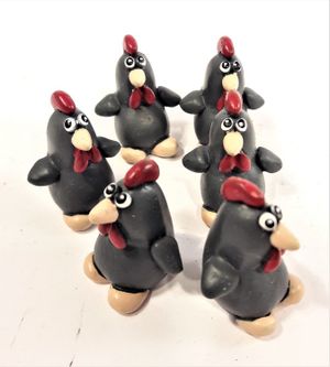 Små påskfigurer, 6 st