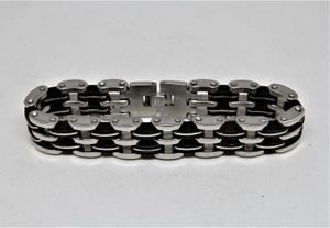 Armband Läder och Rostfritt Stål
