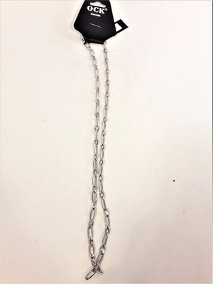 Halsband med Länkar Silverfärg