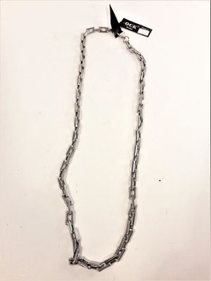 Halsband med Länkar Silverfärg