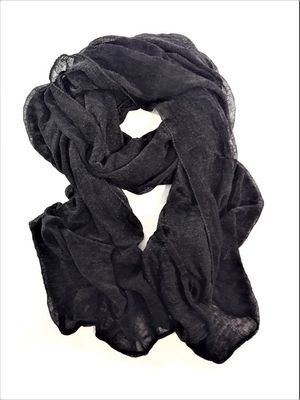 Svart enkel scarf