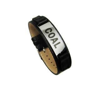 Uma Armband PU-läder och Stål