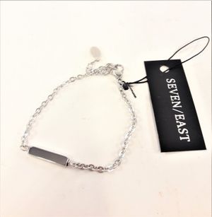 Litet Armband Rostfritt Stål med Berlock Stav