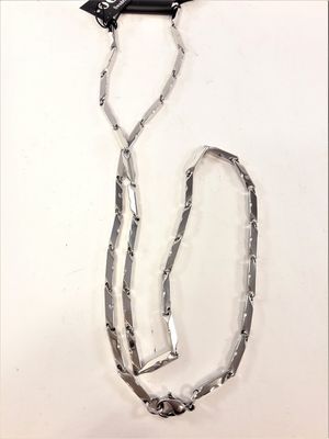 Halskedja med Länkar Silverfärg