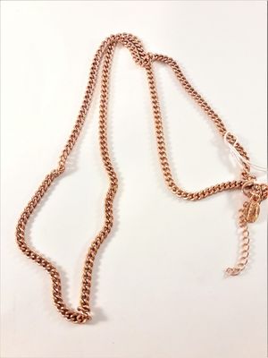 Halsband i kopparfärg ca 55 cm