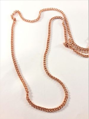 Halsband i kopparfärg ca 55 cm