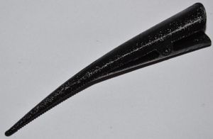 Hårklämma, svart
