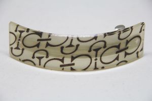 Hårklämma, beige/brun