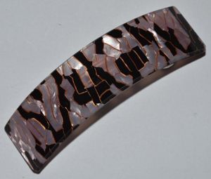 Hårspänne rosa ton melerad