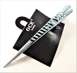 Hårklämma, metallic blå, krokodilklämma