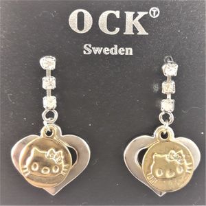 Örhängen med Hjärtan, Hello Kitty och Strass