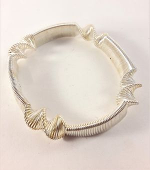 Metall Armband Vitguldsfärg