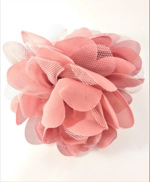 Dekorativ hårklämma med gammelrosa tyg