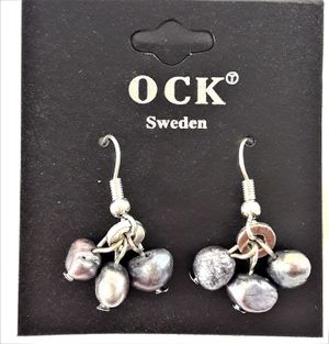 Örhängen med Detaljer Ljuslila