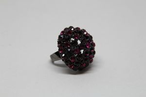 Ring lila glittrig