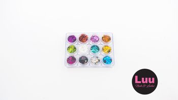 Holographic butterfly nail art glitter