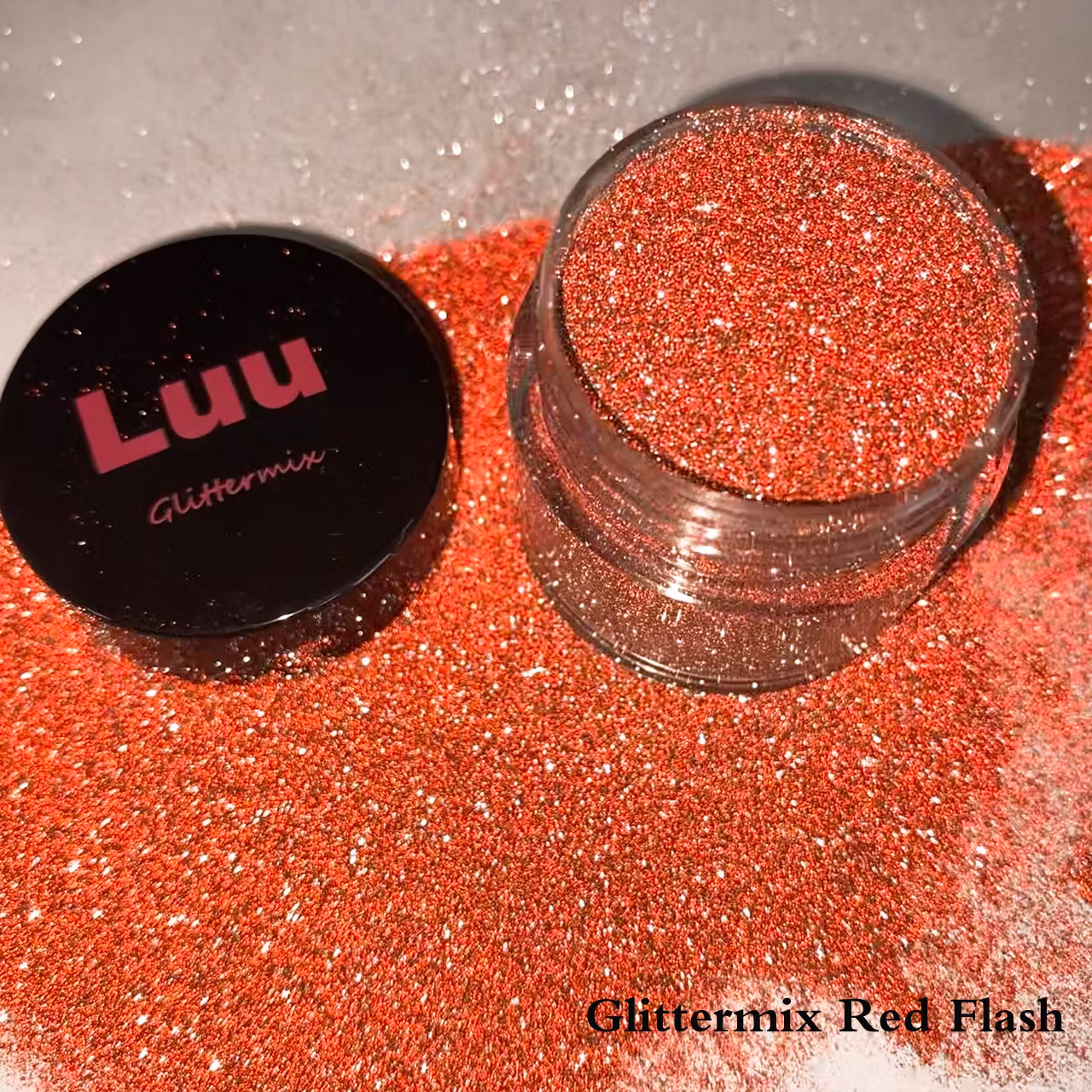 Flash red glittermix 15g