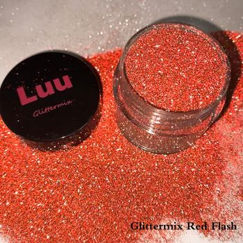 Flash red glittermix 15g