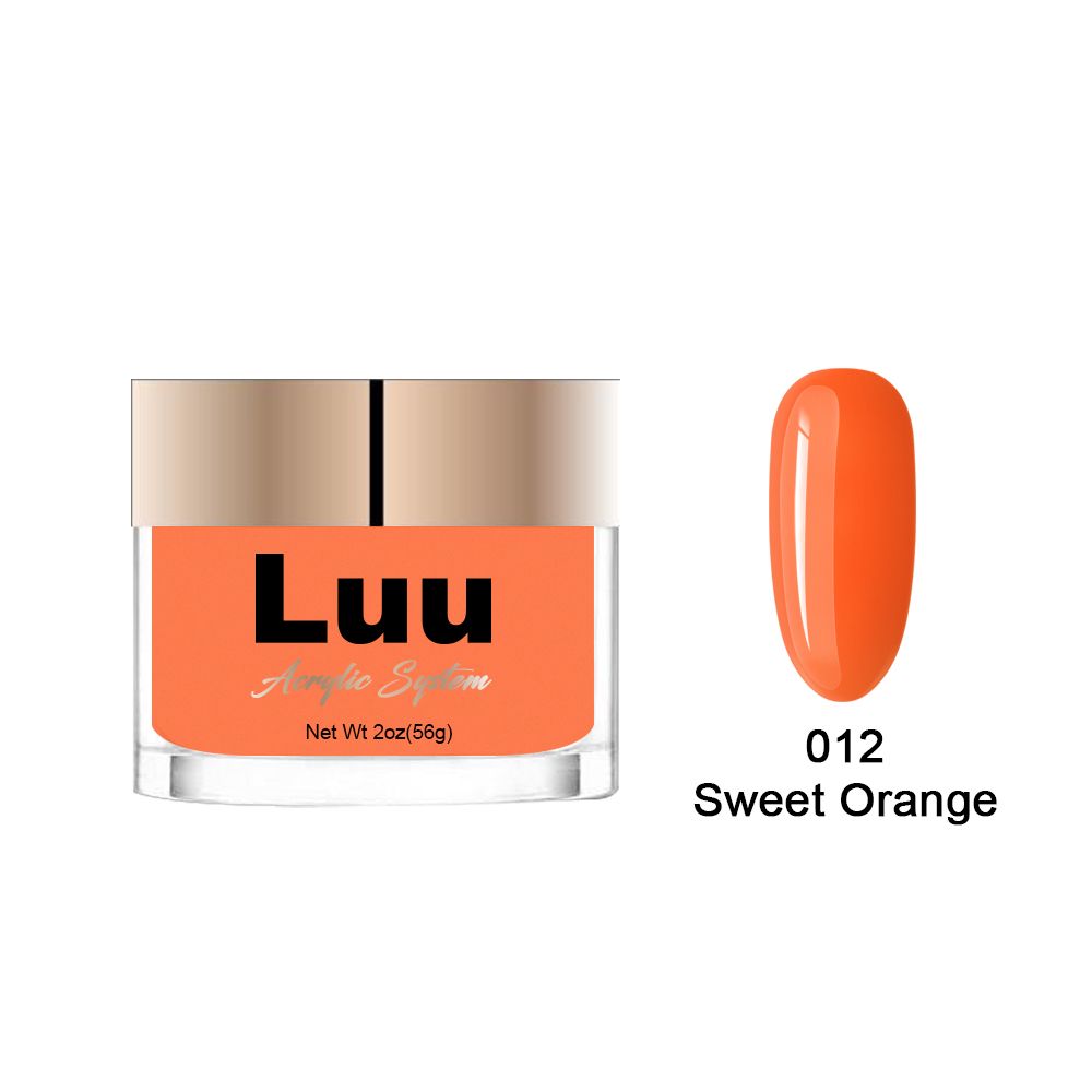 Akryl pulver -  012 Sweet orange