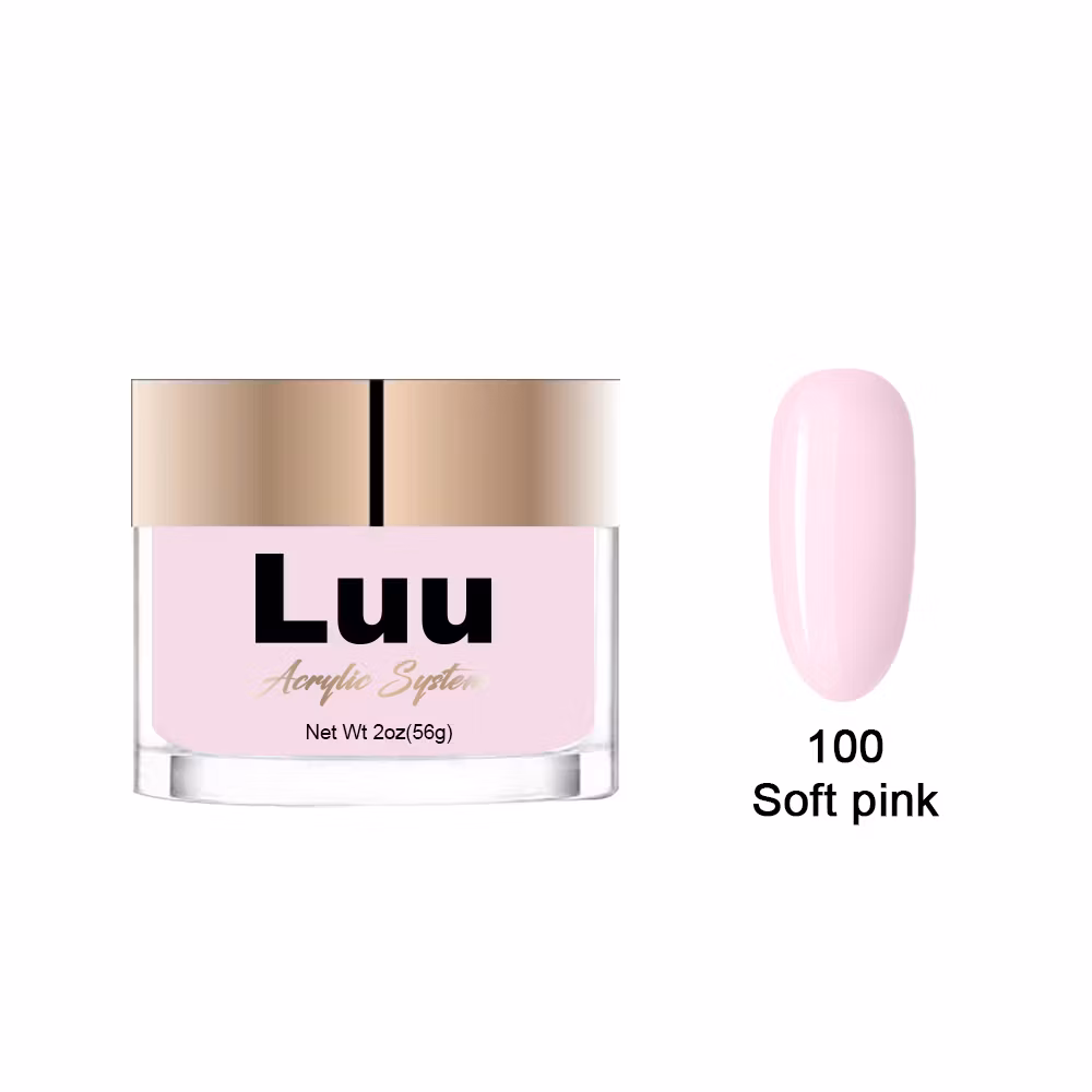 Acrylic transparent cover powder- Soft pink