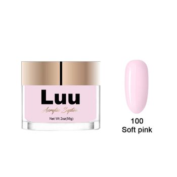 Acrylic transparent cover powder- Soft pink