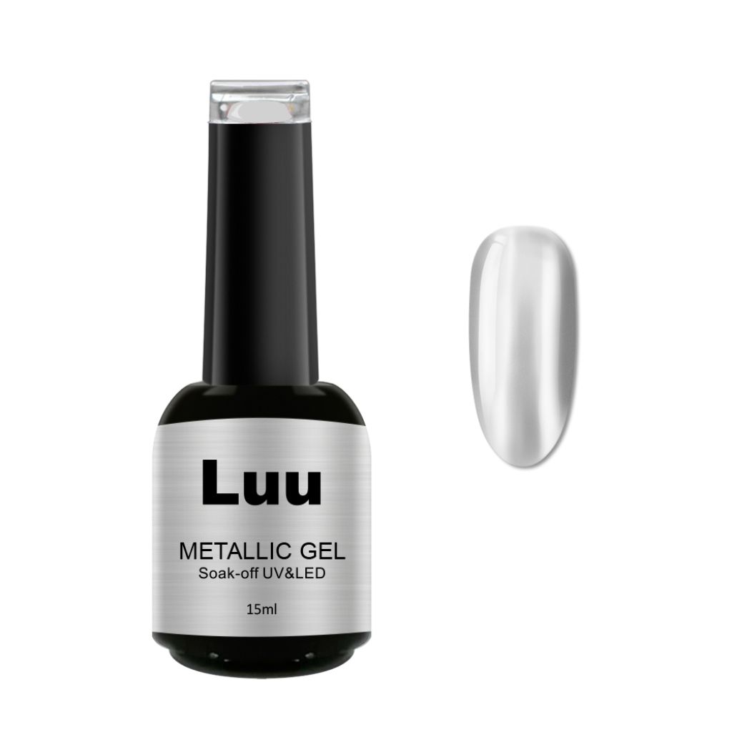 Metallic silver gelcolor