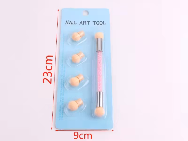 Double head sponge pen for nailart