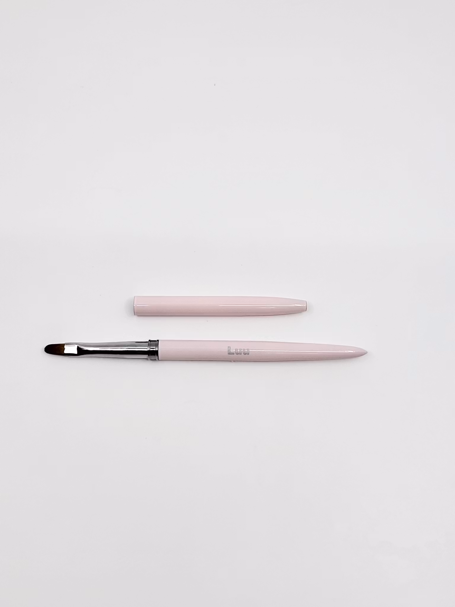 Gel brush oval size 8 pink