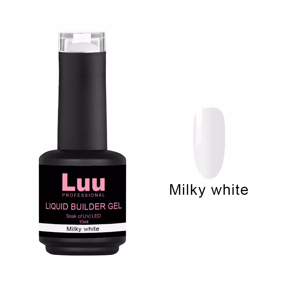 Liquid builder gel Milky white 15ml