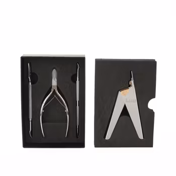 Silver nail tools set