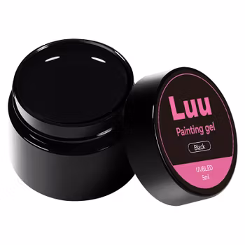 Painting gel black