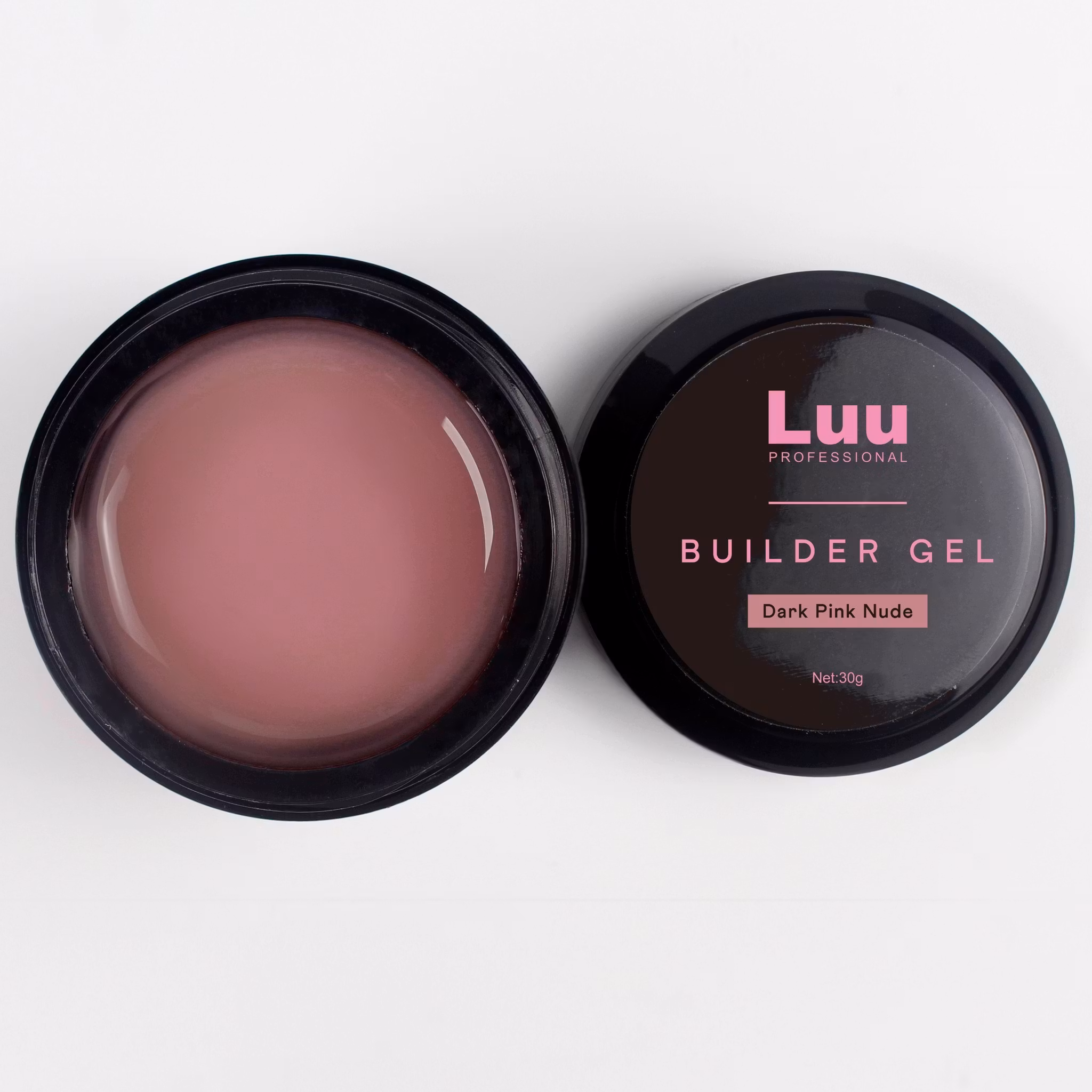 Gel builder Dark pink nude high viscosity 30g