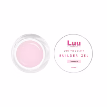 Gel builder Frosty pink low viscosity 30g