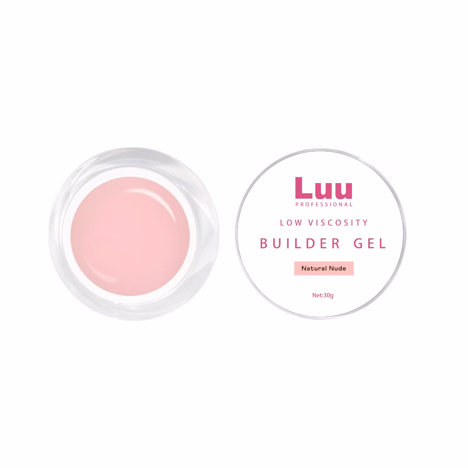 Gel builder Natural nude low viscosity 30g