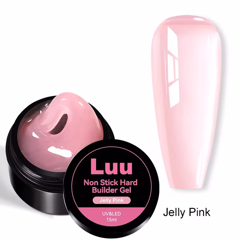 Hard builder gel non sticky Jelly Pink 15g