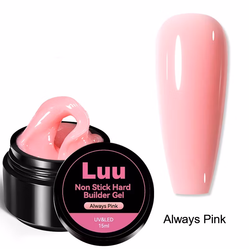 Hard builder gel non sticky Always pink 15g