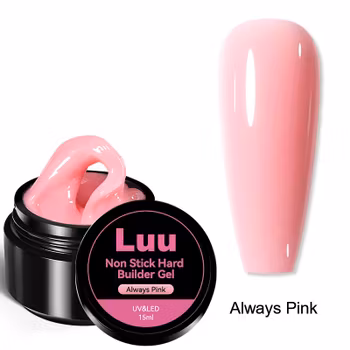 Hard builder gel non sticky Always pink 15g