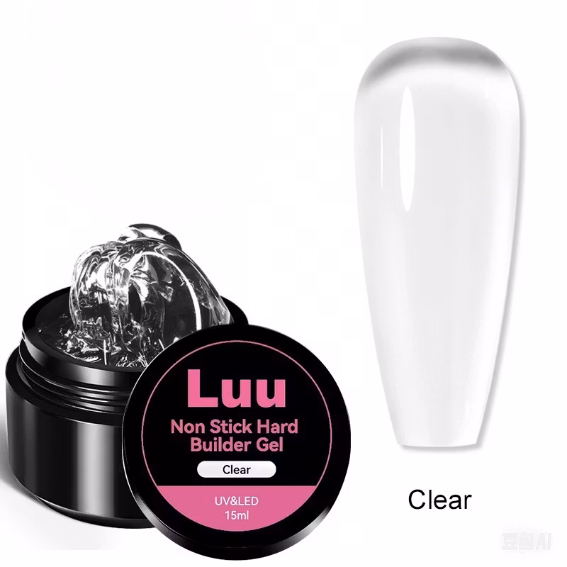 Hard builder gel non sticky Clear 15g