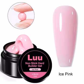 Hard builder gel non sticky Ice pink 15g
