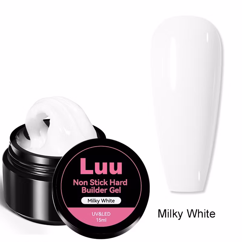 Hard builder gel non sticky Milky white 15g