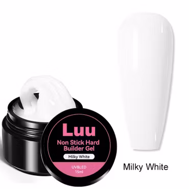 Kova tahmea rakennusgeeli, maitomainen valkoinen, 15 g