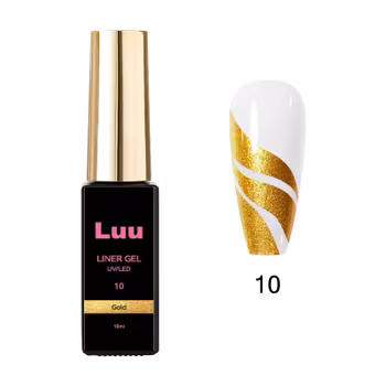 Pro gelliner-  Gold glitter 10