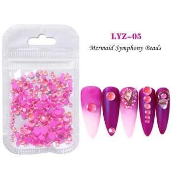 Pink mermaid water bubbel beads 300 pcs