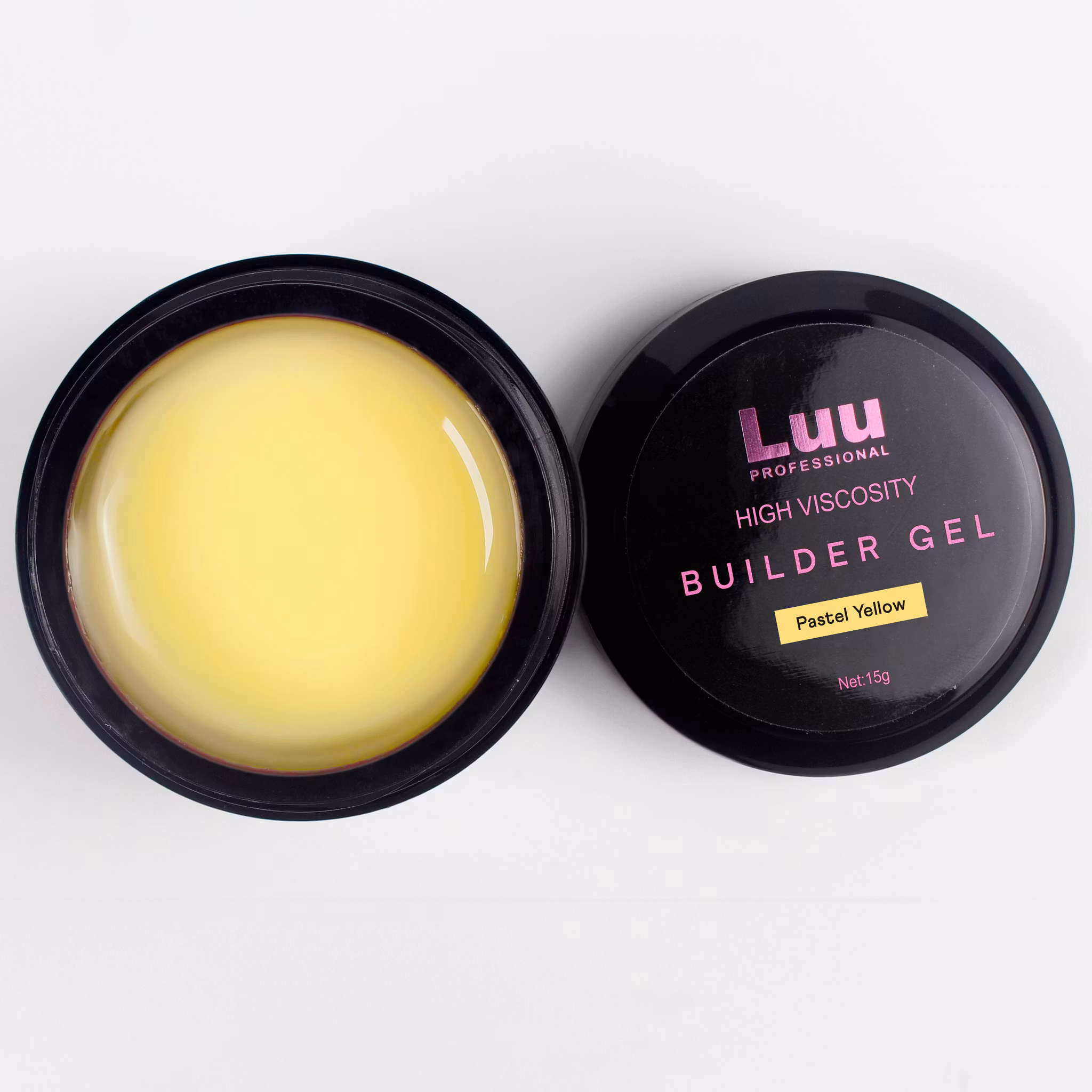 Gel builder Pastel yellow high viscosity 15g