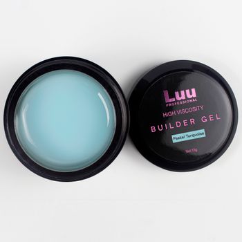 Gel builder Pastel Turquoise high viscosity 15g