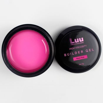 Gel builder Neon pink high viscosity 15g