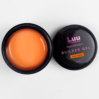 Gel builder Neon Orange High viscosity 15g