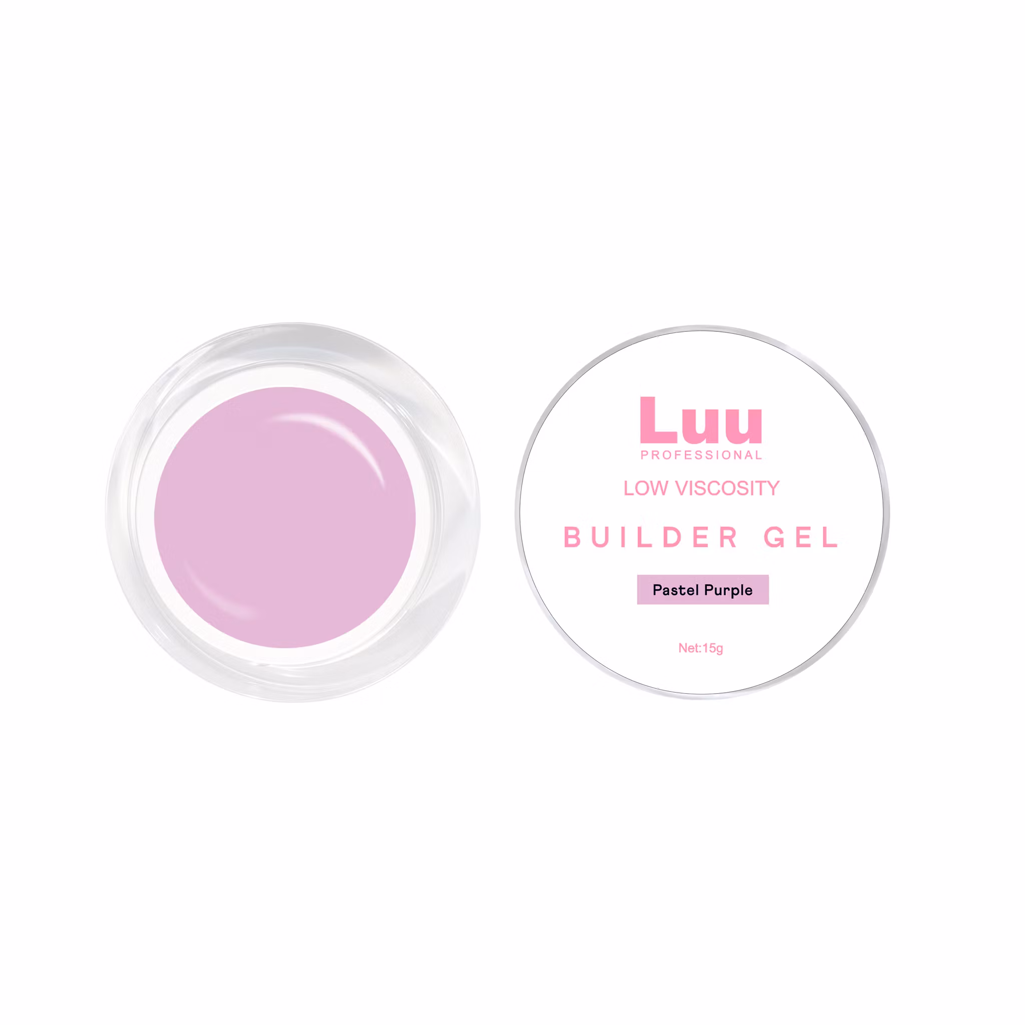 Gel builder Pastel purple Low viscosity 15g
