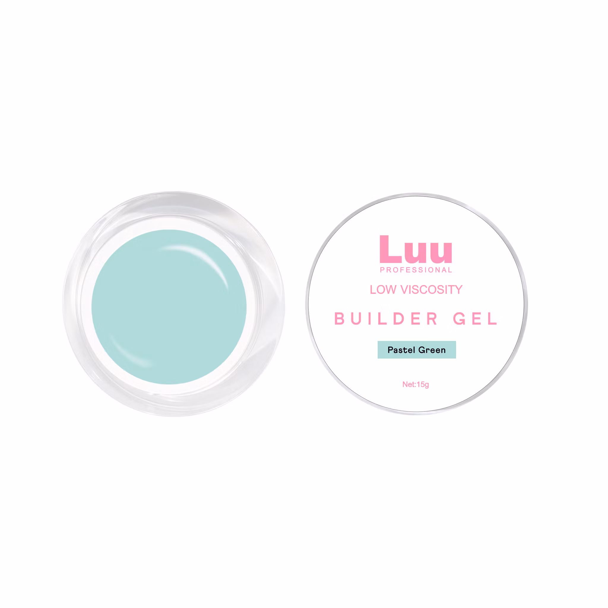 Gel builder Pastel green Low viscosity 15g